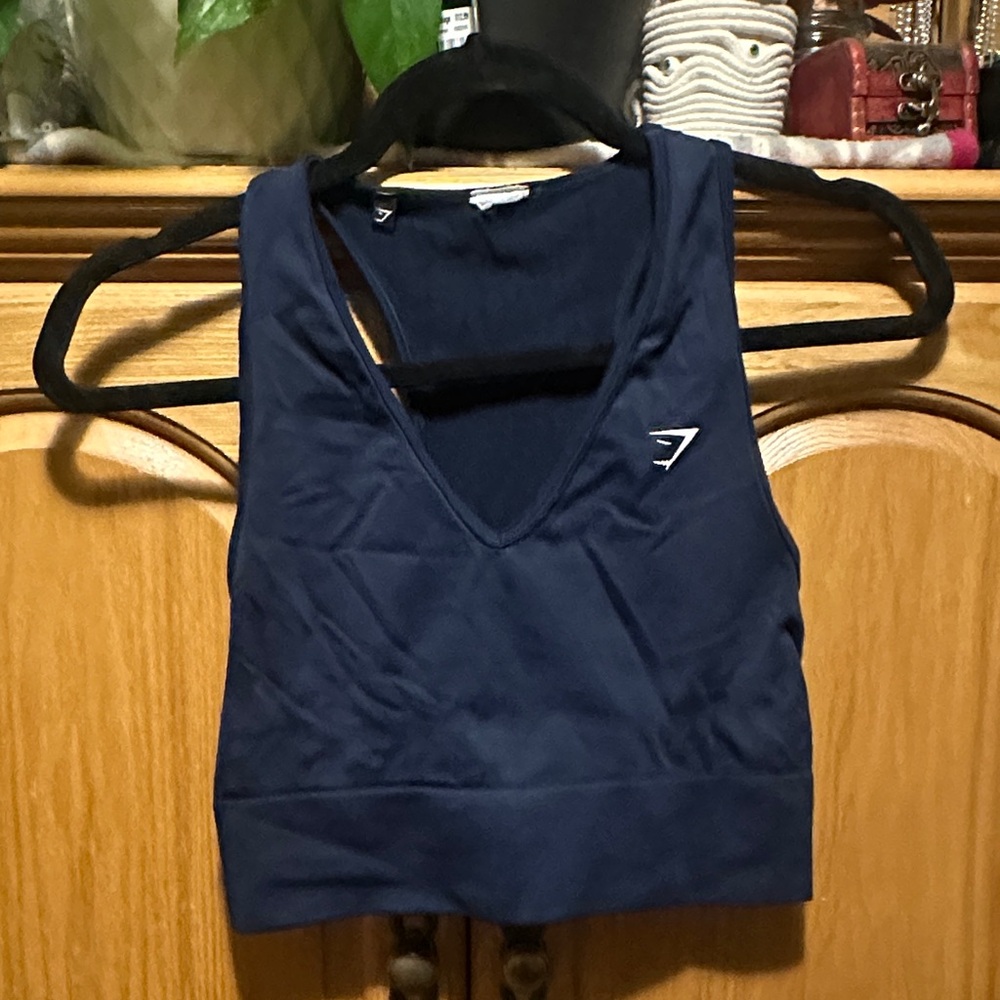 Gymshark Navy Tank Top